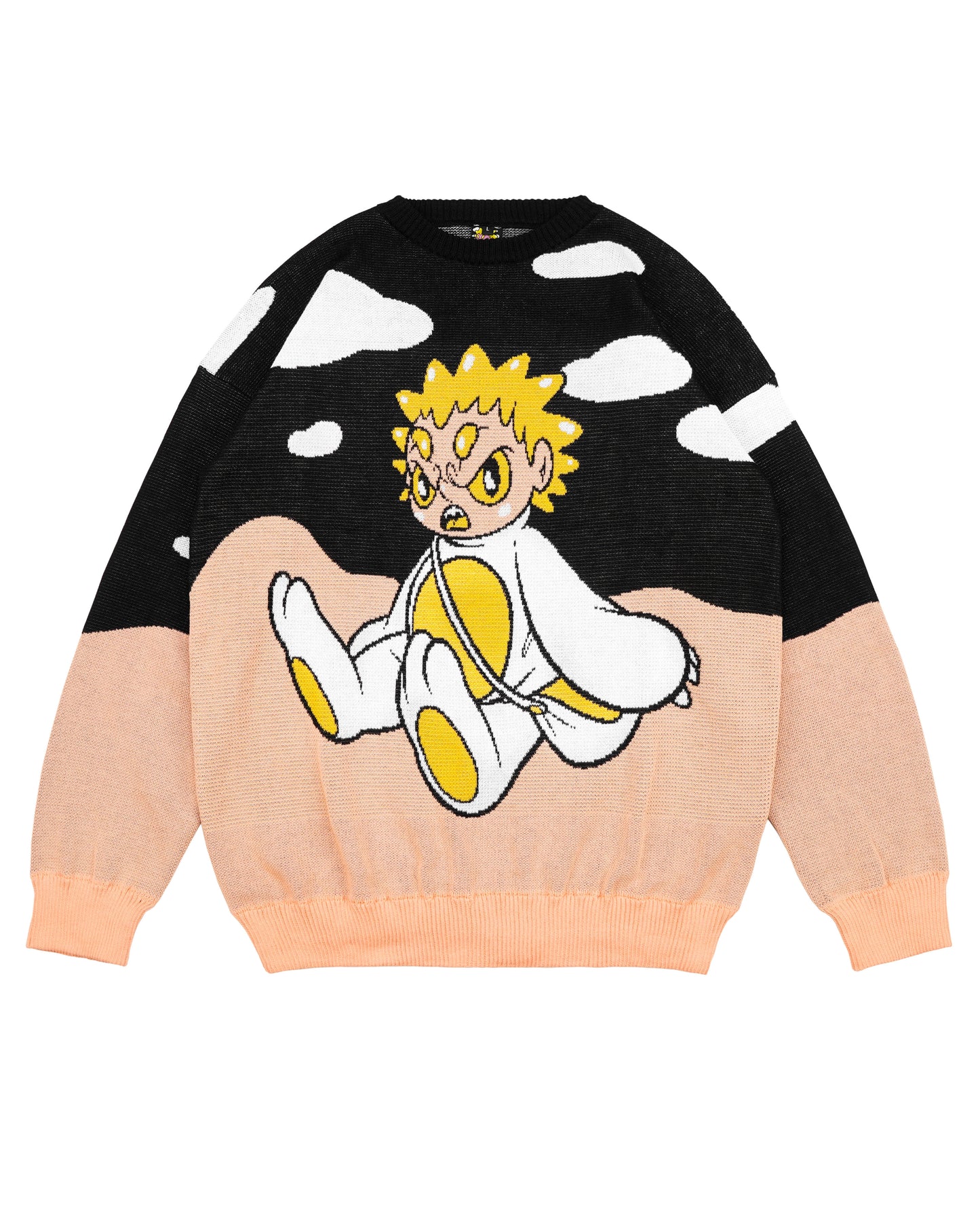GDCK X MUKLAY CREWNECK BIZZARE BLACK