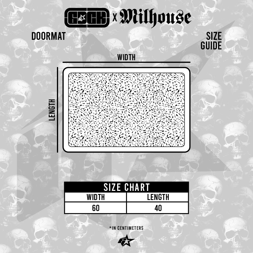 GDCK X MILHOUSE - IRON TRIBE DOORMAT