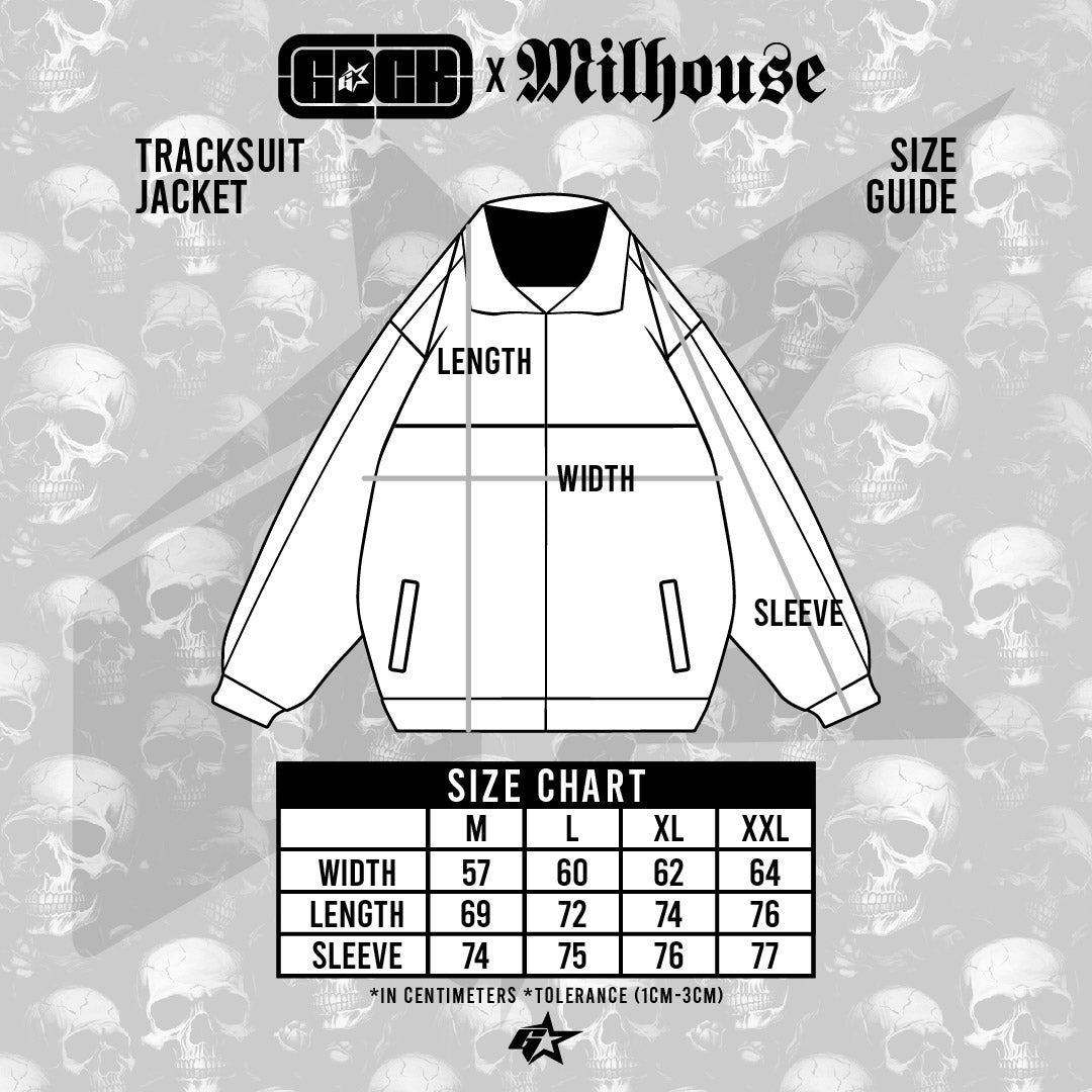 GDCK X MILHOUSE - IRON TRIBE TRACKSUIT JACKET