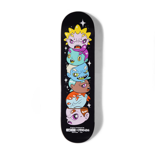 GDCK X MUKLAY BIZZARE BLACK SKATE DECK